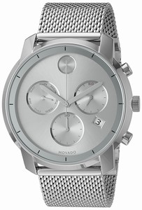 Movado Swiss quartz Dial color Silver Watch # 3600371 (Men Watch)