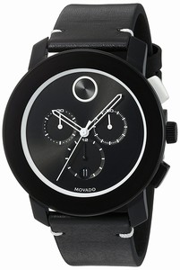 Movado Swiss quartz Dial color Black Watch # 3600386 (Men Watch)