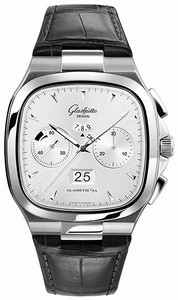 Glashutte Original Silver Automatic Self Winding Watch # 37-02-02-02-30 (Men Watch)