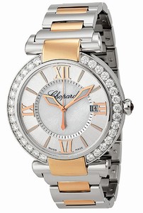 Chopard Imperiale Automatic Analog Date Diamond Bezel 18ct Rose Gold and Stainless Steel Watch# 388531-6004 (Women Watch)