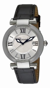 Chopard Imperiale Quartz Analog Date Black Leather Watch# 388532-3001 (Women Watch)
