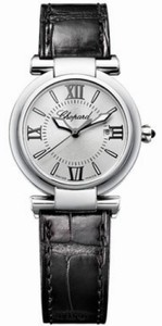 Chopard Imperiale Quartz Analog Date Black Leather Watch# 388541-3001 (Women Watch)