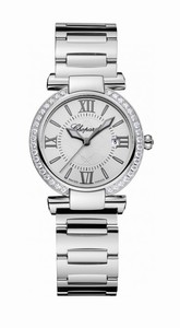 Chopard Imperiale Quartz Analog Date Diamond Bezel Stainless Steel Watch# 388541-3004 (Women Watch)