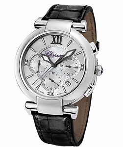 Chopard Imperiale Automatic Chronograph Date Black Leather Watch# 388549-3001 (Women Watch)