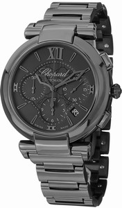 Chopard Imperiale Automatic Chronograph Date Black Stainless Steel Watch# 388549-3005 (Men Watch)