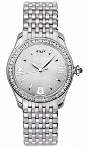 Glashutte Original Automatic Stainless Steel Silver Dial Stainless Steel Polished Band Watch #39-22-02-22-14 (Women Watch)