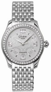 Glashutte Original Automatic Stainless Steel Silver Dial Stainless Steel Polished Band Watch #39-22-03-22-24 (Women Watch)
