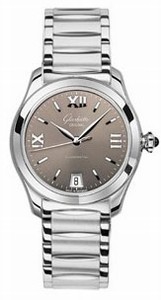 Glashutte Original Automatic Stainless Steel Brown Dial Stainless Steel Brushed & Polished Band Watch #39-22-06-02-34 (Women Watch)