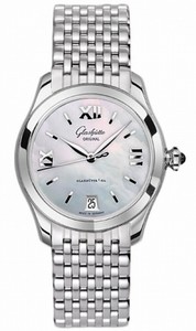 Glashutte Original Automatic Stainless Steel Mother Of Pearl Dial Stainless Steel Polished Band Watch #39-22-08-02-14 (Women Watch)