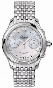 Glashutte Original Automatic Stainless Steel Mother Of Pearl Dial Stainless Steel Polished Band Watch #39-34-12-02-14 (Women Watch)