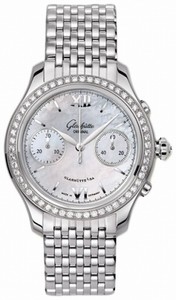 Glashutte Original Automatic Stainless Steel Mother Of Pearl Dial Stainless Steel Polished Band Watch #39-34-12-12-14 (Women Watch)