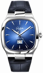 Glashutte Original Blue Automatic Watch # 39-47-13-12-04 (Men Watch)