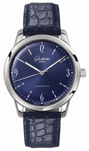 Glashutte Original Blue Automatic Watch # 39-52-06-02-04 (Men Watch)