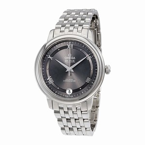 Omega Grey Dial Fixed Stainless Steel Band Watch #424.10.33.20.06.001 (Women Watch)