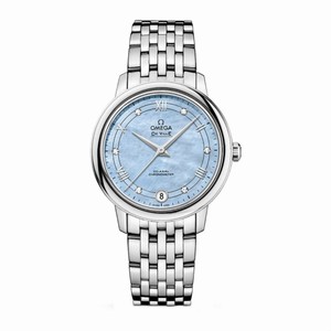 Omega Swiss automatic Dial color blue-mother-of-pearl-diamond Watch # 424.10.33.20.57.001 (Men Watch)