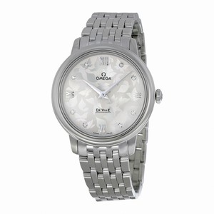Omega DeVille Prestige Quartz Diamond Dial Stainless Steel Watch# 424.10.33.60.52.001 (Women Watch)