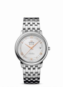 Omega De Ville Prestige Co-Axial Chronometer Analog Date Stainless Steel Watch# 424.10.37.20.02.002 (Women Watch)