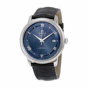 Omega De Ville Prestige Co-Axial Chronometer Date Black Leather Watch# 424.13.40.20.03.002 (Men Watch)