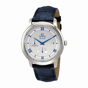 Omega De Ville Co-Axial Chronometer Date Blue Leather Watch # 424.13.40.21.02.003 (Men Watch)