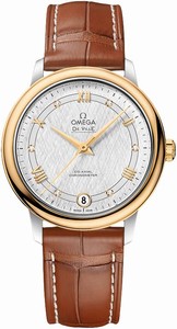 Omega De Ville Prestige Co-Axial Chronometer Brown Leather Watch# 424.23.33.20.52.001 (Women Watch)