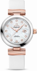 Omega Mother of Pearl Manual Winding Watch # 425.22.34.20.55.004 (Women Watch)