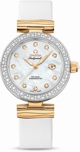 Omega Mother of Pearl Manual Winding Watch # 425.27.34.20.55.003 (Women Watch)