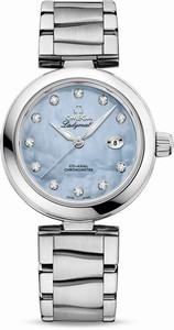 Omega Blue Manual Winding Watch # 425.30.34.20.57.003 (Women Watch)