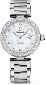 Omega Mother Of Pearl Automatic Watch # 425.35.34.20.55.002 (Women Watch)