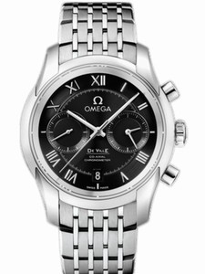Omega 42mm Co-Axial Chronograph Black Dial Stainless Steel Case With Stainless Steel Bracelet Watch #431.10.42.51.01.001 (Men Watch)