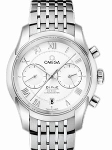Omega 42mm Co-Axial Chronograph Silver Dial Stainless Steel Case With Stainless Steel Bracelet Watch #431.10.42.51.02.001 (Men Watch)