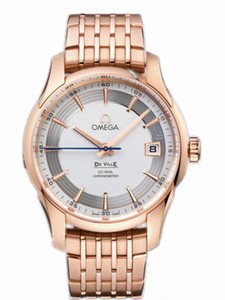 Omega 41mm Automatic Hour Vision Silver Dial Rose Gold Case With Rose Gold Bracelet Watch #431.60.41.21.02.001 (Men Watch)