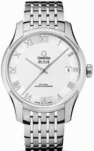 Omega Silver Dial Stainless Steel Band Watch #433.10.41.21.02.001 (Men Watch)