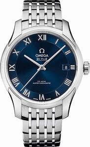 Omega Blue Dial Stainless steel Band Watch # 433.10.41.21.03.001 (Men Watch)