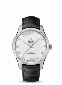 Omega Hour Vison Co-axial Master Chronometer Black Leather Watch #433.13.41.21.02.001 (Men Watch)