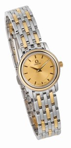 Omega Swiss quartz Dial color Gold Watch # 4370.11.00 (Women Watch)