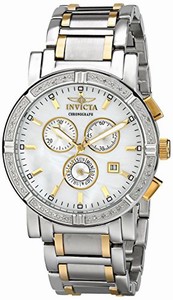 Invicta Swiss Quartz Mother of pearl Watch #4742 (Men Watch)