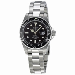 Invicta Black Engine Swiss Watch #4862 (Women Watch)