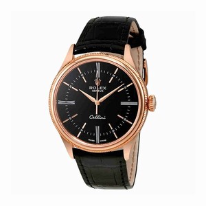 Rolex Automatic Dial color Black Watch # 50505BKSL (Men Watch)