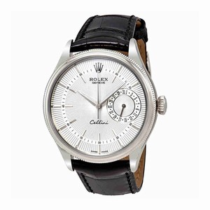 Rolex Automatic Dial color Silver Watch # 50519SSBKL (Men Watch)