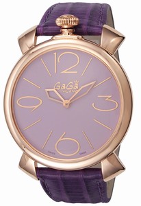 GaGa Milano Hand Winding Dial color Purple Watch # 5091.02 (Men Watch)
