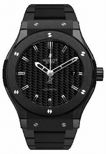 Hublot Automatic Dial color Black Carbon Fiber Watch # 511.CM.1770.CM (Men Watch)