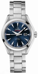 Omega Blue Dial Stainless Steel Band Watch #522.10.34.20.03.001 (Men Watch)