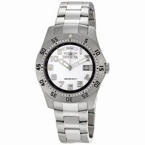 Invicta White Quartz Watch #5249 (Men Watch)