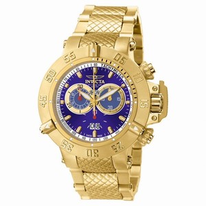 Invicta Swiss Quartz Gold Tone Watch #5404 (Men Watch)