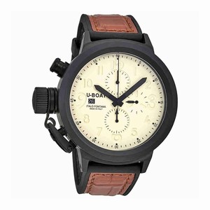 U-Boat Swiss automatic Dial color Beige Watch # 5414 (Men Watch)