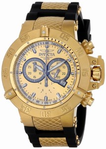 Invicta Swiss Quartz Gold Watch #5517 (Men Watch)