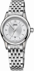 Oris Silver Dial Stainless Steel Band Watch #56176504031MB (Men Watch)