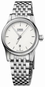 Oris Classic Date Automatic Stainless Steel Watch #56176504051MB (Women Watch)
