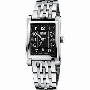 Oris Swiss automatic Dial color Black Watch # 56176564034MB (Men Watch)
