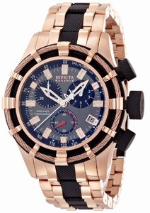 Invicta Quartz Chronograph Date Rose Gold Tone Stainless Steel Watch# 5628 (Men Watch)